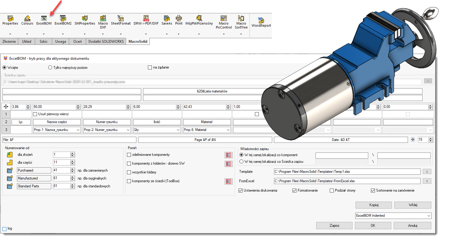 MacroSolid ExcelBOM2 10