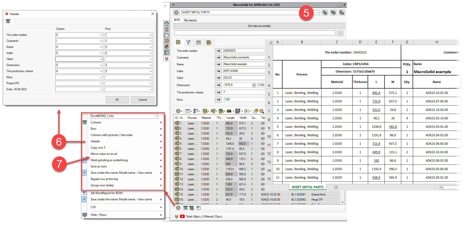 MacroSolid ExcelBOM2 2