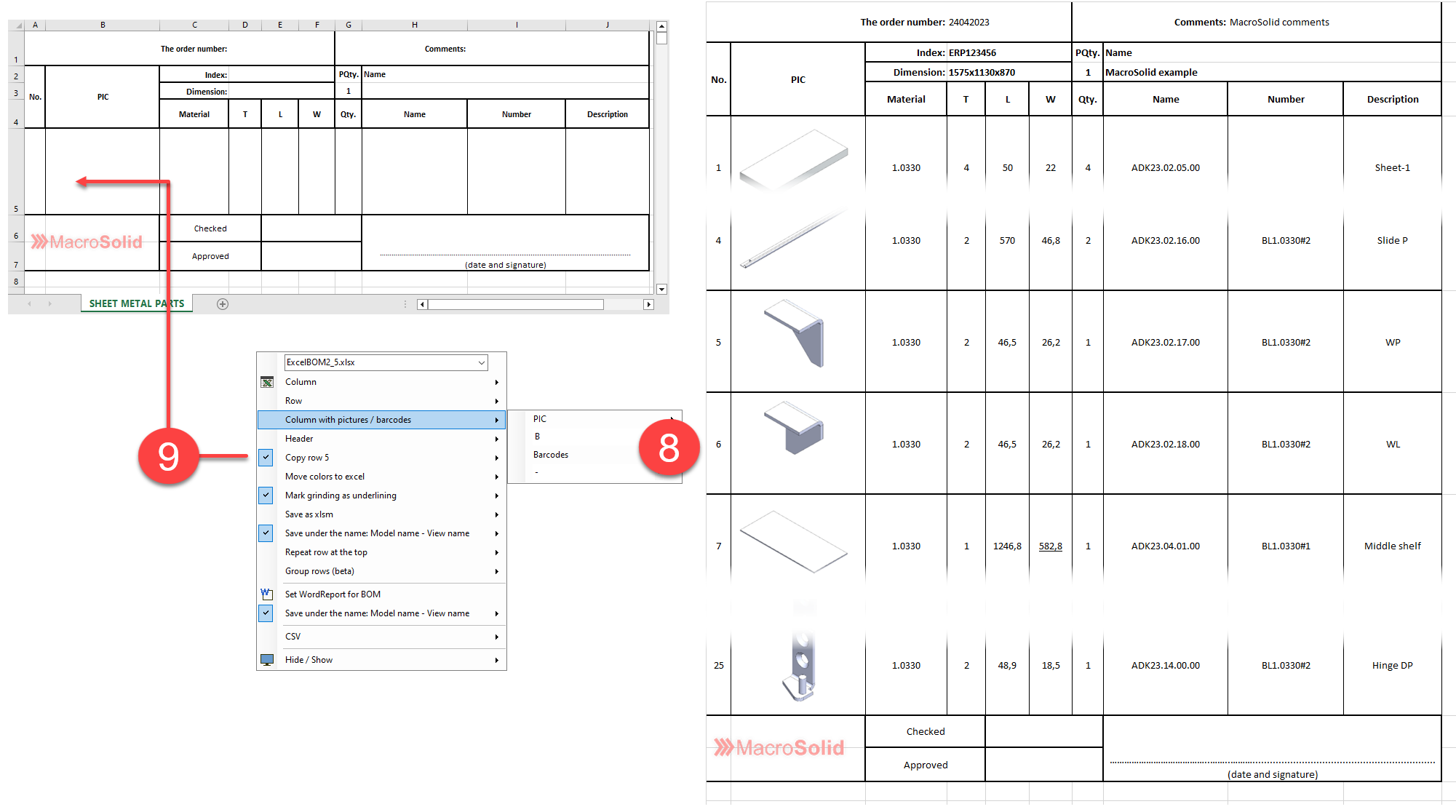 MacroSolid ExcelBOM2 5