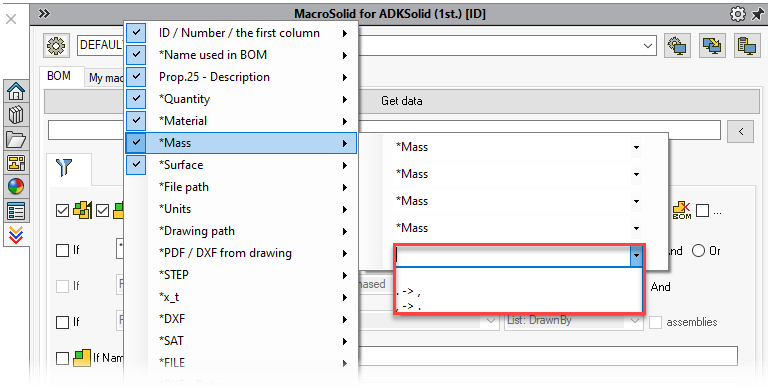 MacroSolid ExcelBOM2 6