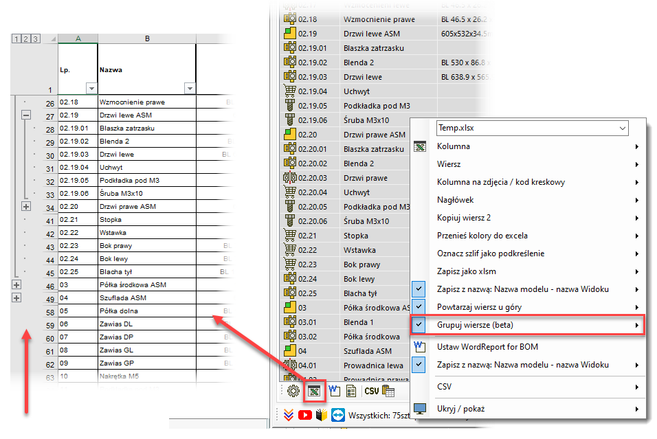 MacroSolid ExcelBOM2 8